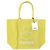 Isabel Marant Borsa shopper ricamata con logo YENKY Giallo sole - vista 11