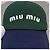 Miu Miu Baseballkappe Drill mit gesticktem Logo in Abatte Royal Green Grün - Ansicht 6