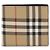 Burberry Check Pattern Bi-fold Wallet Brown - view 3