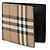 Burberry Check Pattern Bi-fold Wallet Brown - view 4