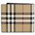 Burberry Check Pattern Bi-fold Wallet Brown - view 5