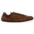 Prada Kollapsbare Re-Nylon- und Wildledersneaker Braun - Ansicht 4