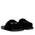 Versace Ciabatte in pelliccia con logo Nero - vista 5