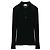 Moncler Polo de mezcla de algodón con parche de logo Negro - vista 4