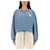 Isabel Marant Cropped Sweatshirt SBEC Blau  - Ansicht 1