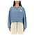 Isabel Marant Cropped Sweatshirt SBEC Blau  - Ansicht 4