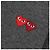 Comme Des Garcons Cardigan mit Doppelherz-Patch Braun - Ansicht 8