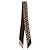 Valentino Foulard in seta Twilly Econograph Marrone - vista 3