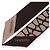 Valentino Foulard in seta Twilly Econograph Marrone - vista 6