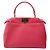 Fendi Borsa Tote e Crossbody Peekaboo Oro Rosa Corallo Piccola