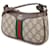 Gucci Borsa a Spalla Mini Ophidia Marrone  - vista 4