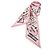 Prada Bufanda delgada de seda estampada en twill Rosa - vista 4