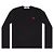 Comme Des Garcons Langarm-T-Shirt mit kleinem Herz-Patch AX Schwarz - Ansicht 4