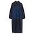 Fendi Vestido de mezclilla azul de dos tonos - vista 4