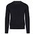Comme Des Garcons Wollcardigan mit goldenem Herz-Patch AX Schwarz - Ansicht 5