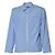Marni Camicia in popeline organico blu con zip