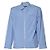 Marni Camicia in popeline organico blu con zip - vista 4