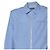 Marni Camicia in popeline organico blu con zip - vista 6