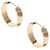 Tory Burch Orecchini a cerchio con borchie Miller D'oro  - vista 1