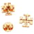 Tory Burch Orecchini a perno con logo D'oro  - vista 6