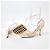 Sandali con lacci elasticizzati Bottega Veneta Bianco - vista 4