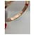 Hermès Bracelet Mini Click Kelly Or Rose Rose Multicolore  - vue 8