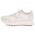 Sneakers in suede Moncler Bianco - vista 3