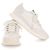 Sneakers in suede Moncler Bianco - vista 5