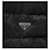 Prada Colete acolchoado com logo triangular preto  - vista 6