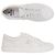 Fendi sneakers basse in pelle Domino Bianco - vista 2
