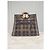 Fendi Borsa Shopper in Rete Lunderway Marrone - vista 3