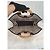 Fendi Borsa Shopper in Rete Lunderway Marrone - vista 7