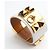 Hermès Bracciale Medor Blanc placcato oro Bianco - vista 2