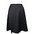 Chanel Falda de lana negra recogida Negro - vista 2