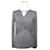 Repetto Grau meliertes Drapé-Top Braun  - Ansicht 1