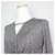 Repetto Grau meliertes Drapé-Top Braun  - Ansicht 4