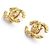 Chanel Vintage Gold CC Logo Clip-On Ohrringe Golden - Ansicht 2
