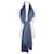 Sciarpa in lana modal blu Jil Sander