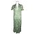 Rag & Bone Abito in Chiffon Floreale Verde