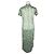 Rag & Bone Abito in Chiffon Floreale Verde - vista 2