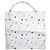 Bolsa tote grande cinza com bolinhas Jil Sander Marrom