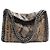 Stella Mc Cartney Stella McCartney Schultertasche aus Leder mit Python-Muster Mehrfarben