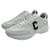 Céline Sneakers basse con lacci per donne Bianco