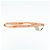 Burberry Collana in nylon arancione con logo Kingdom Bianco - vista 10