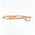 Burberry Collana in nylon arancione con logo Kingdom Bianco - vista 2
