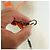 Burberry Collana in nylon arancione con logo Kingdom Bianco - vista 8