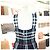 Burberry Vestido sin mangas DELILAH de algodón y chiffon marino Azul - vista 6