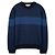 Hermès Jacquard Milo Pullover für Herren in Strick Blau Türkis
