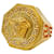 Versace Anello Opaco Testa di Medusa D'oro - vista 10