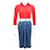 Prada Abito camicia bicolore Blu  - vista 1